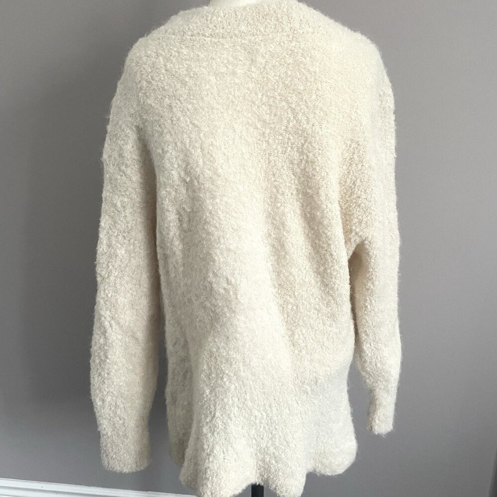 Aritzia Wilfred Ivory Seissan Alpaca Wool Blend Oversized Sweater - 2/Medium - Picture 10 of 14
